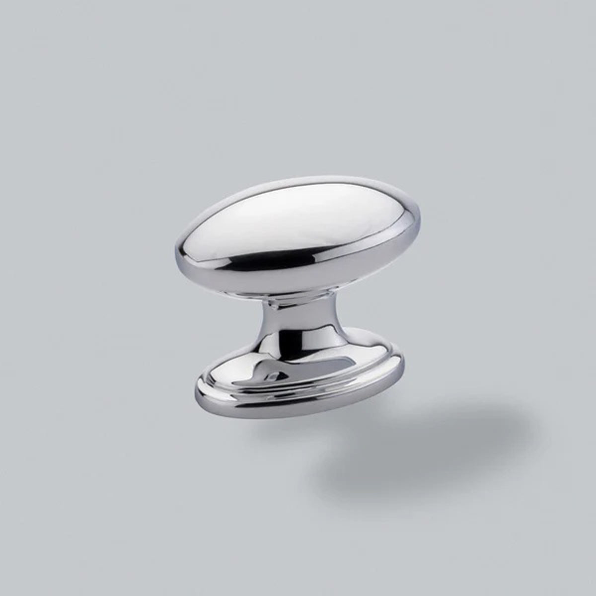 H&H GREENWICH OVAL KNOB 38x32x29 PCP - GGRK038CP