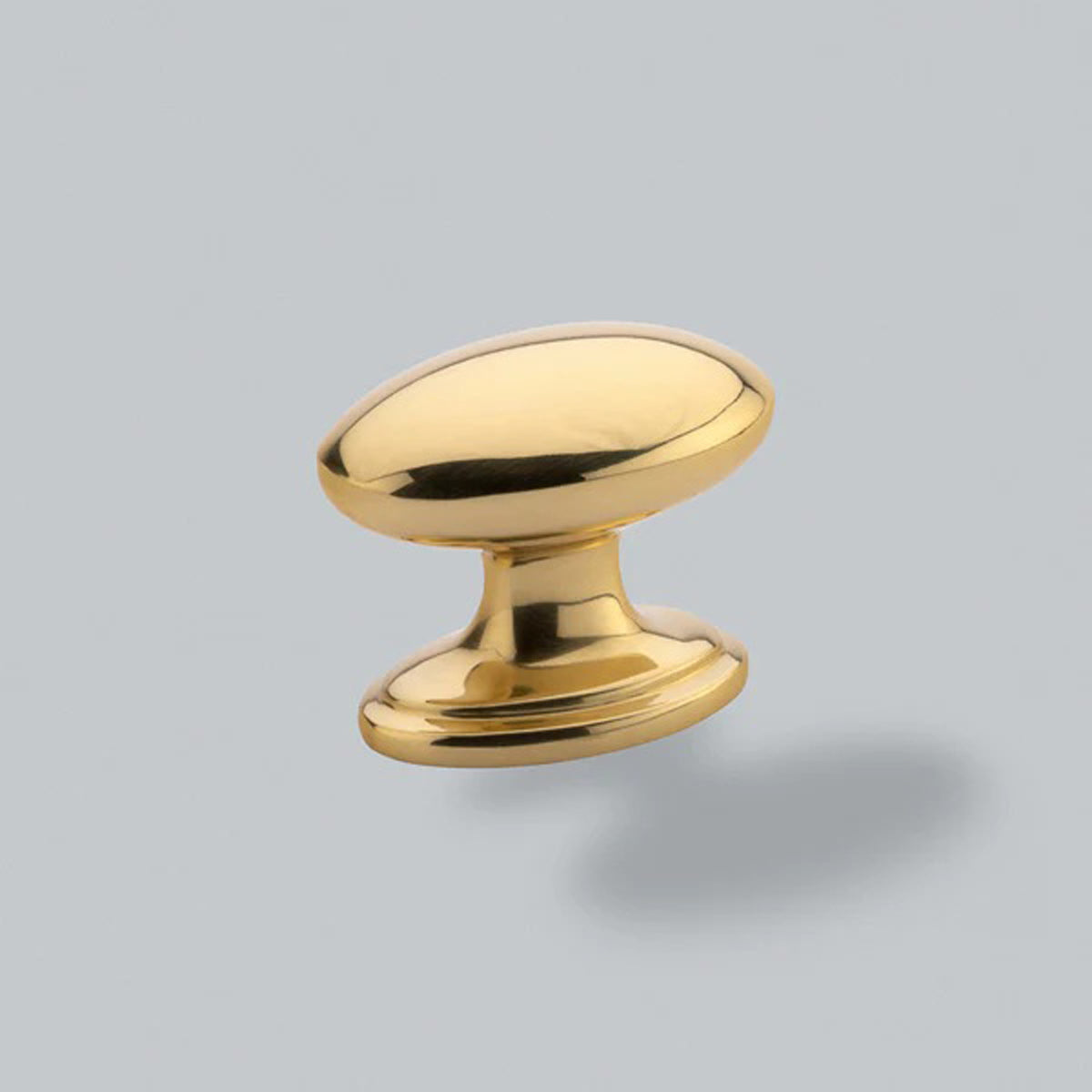 H&H GREENWICH OVAL KNOB 38x32x29 PBL - GGRK038PBL