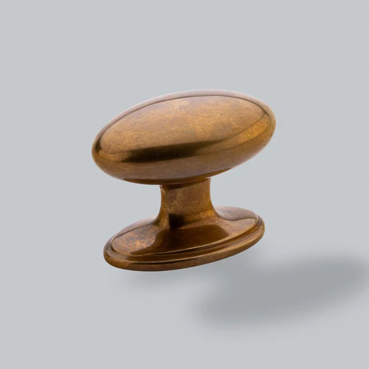 H&H GREENWICH OVAL KNOB 50x44x38 BBR - GGRK050BB by FORMED