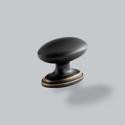 H&H GREENWICH OVAL KNOB 38x32x29 ORB - GGRK038ORB