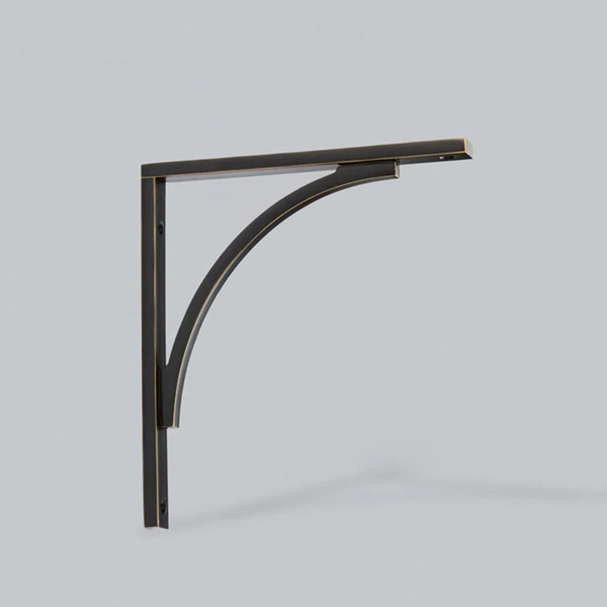 H&H YORK FLUSH SHELF BRACKET 222HC 222x205x20 ORB - GYOFSB222ORB