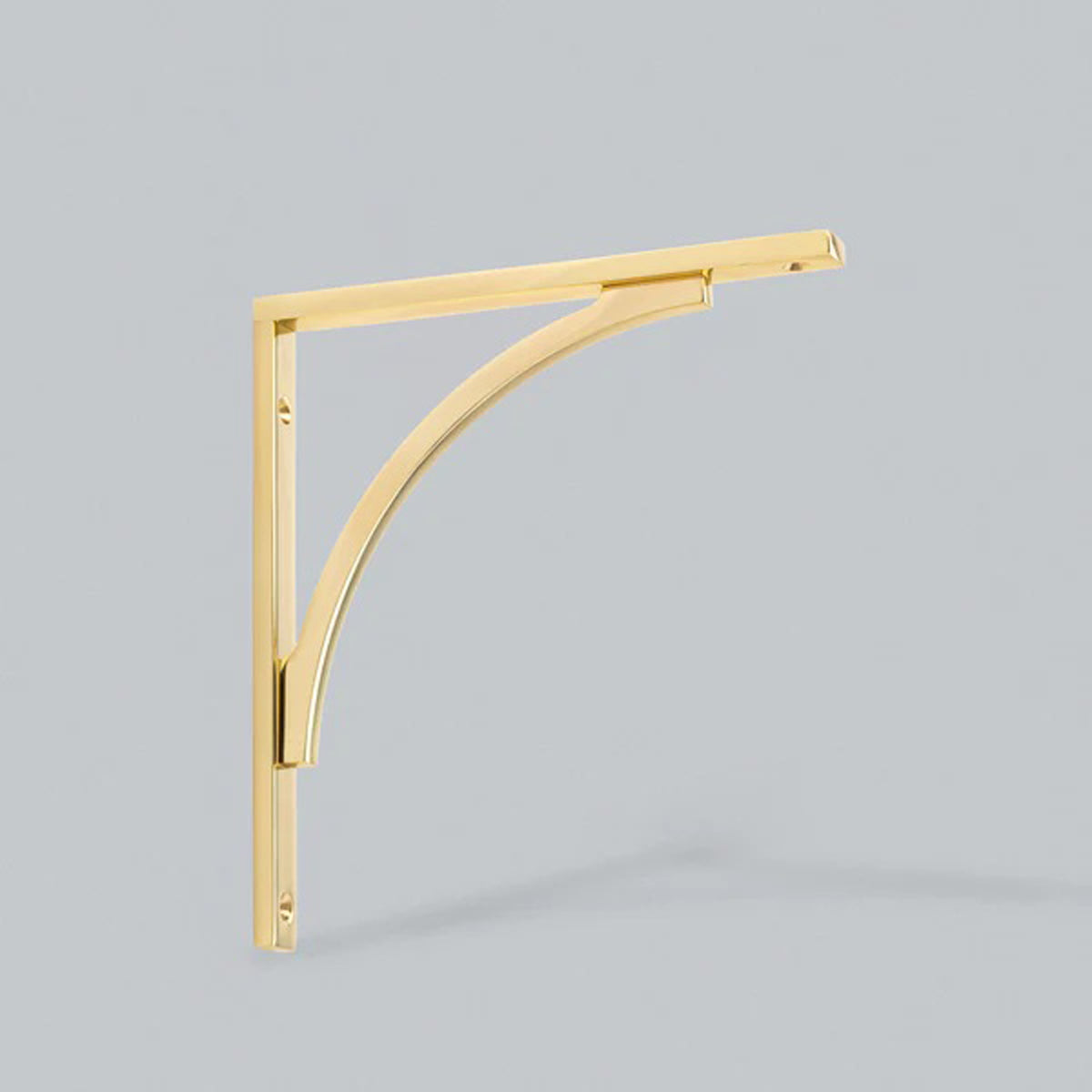 H&H YORK FLUSH SHELF BRACKET 222HC 222x205x20 PBL - GYOFSB222PBL