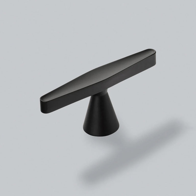 H&H CONIC T BAR KNOB 78x20x34 MBK - GCONK078MBL