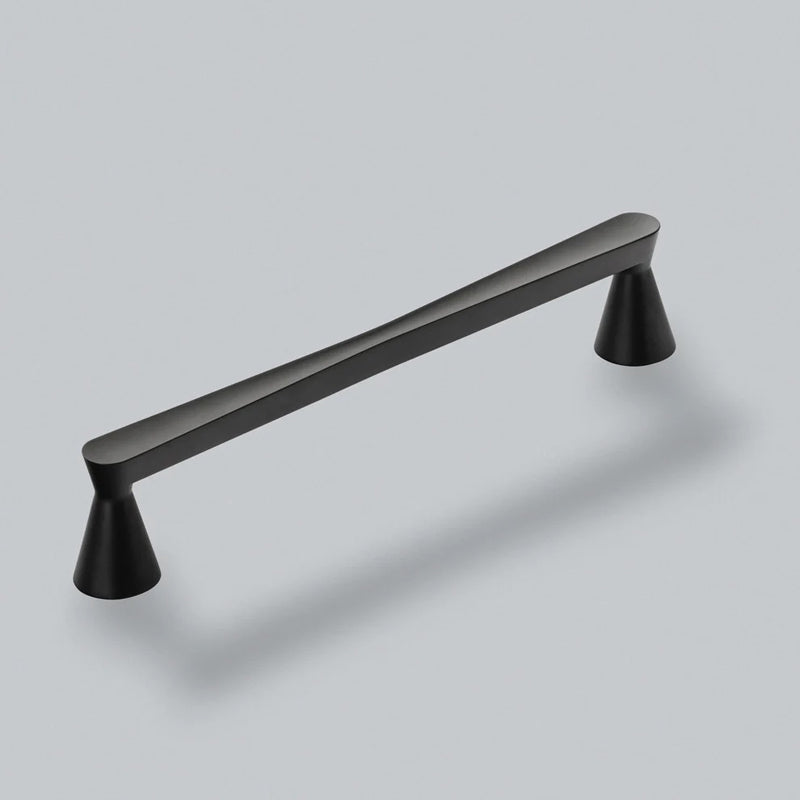 H&H CONIC PULL HANDLE 160HC 181x20x34 MBK - GCONP160MBL