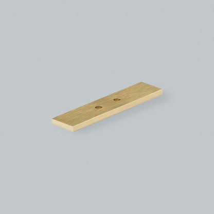 H&H DIXTON T-BAR KNOB BACKPLATE 016HC 78x19x4 BSB - GU04BP016BSB