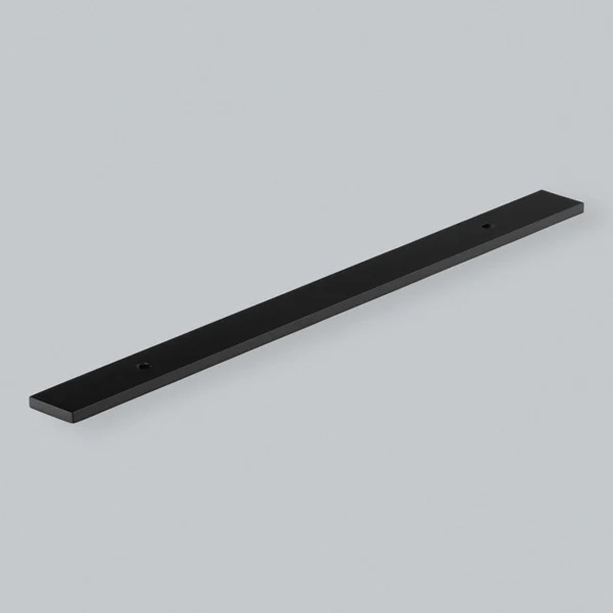 H&H DIXTON HANDLE BACKPLATE 160HC 238x19x4 MBK - GU04BP160MBL