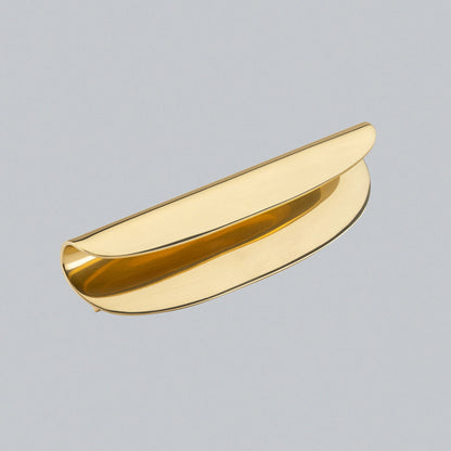 H&H SCROLL PULL HANDLE 096HC PBL - GSCP096PBL by FORMED