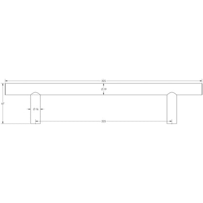 GUARDSMAN HANDLE BOLT 225HC D19x0325x67 SSS JSS219A
