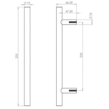 GUARDSMAN HANDLE BOLT 225HC D19x0325x67 PSS JPS219A