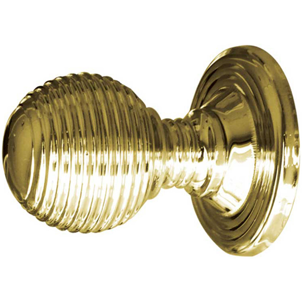 REEDED CUPBOARD KNOB D22x32xD25 PBR JR23PB