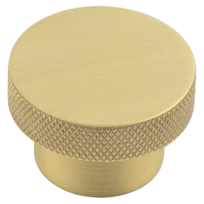WENLOCK CUPBOARD KNOB D40x25 SBR