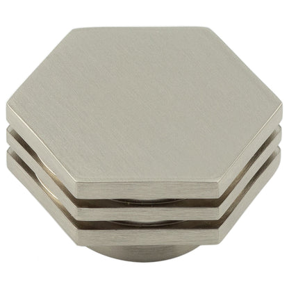 NILE CUPBOARD KNOB 40x25 SNP