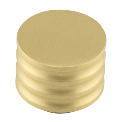 STURT CUPBOARD KNOB D30x25 SBR