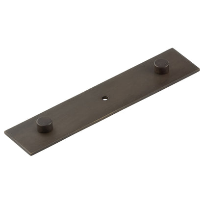 FANSHAW CUPBOARD KNOB BACKPLATE 096HC 140x30x8.5 DBZ