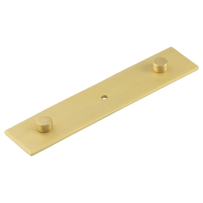 FANSHAW CUPBOARD KNOB BACKPLATE 096HC 140x30x8.5 SBR