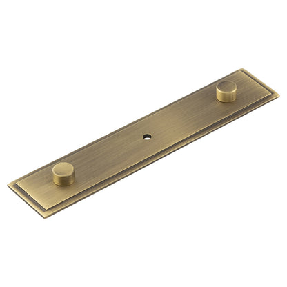 RUSHTON CUPBOARD KNOB BACKPLATE 096HC 140x30x8.5 ABR