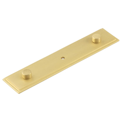 RUSHTON CUPBOARD KNOB BACKPLATE 096HC 140x30x8.5 SBR