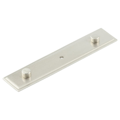 RUSHTON CUPBOARD KNOB BACKPLATE 096HC 140x30x8.5 SNP