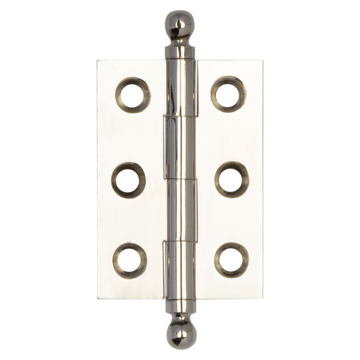 HOXTON FINIAL CABINET HINGE 50x35x6 BRS/PNP HOX800PN