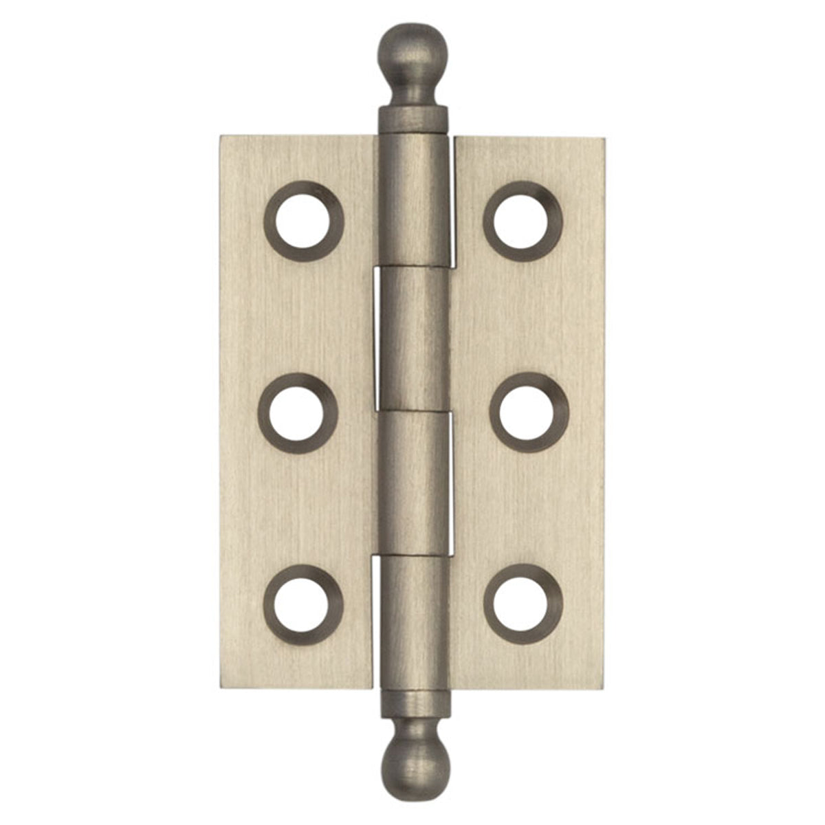 HOXTON FINIAL CABINET HINGE 50x35x6 BRS/SNP