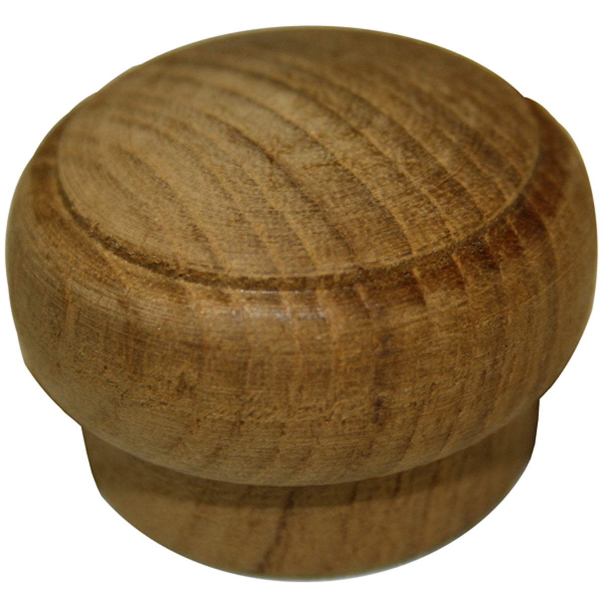 WOODEN KNOB DOMED D38x25 TEAK Pack of 50