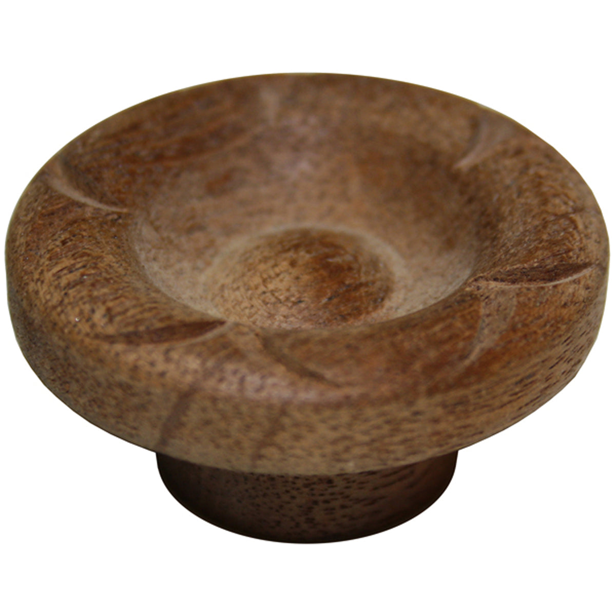 WOODEN FLOWER KNOB D39x20 TEAKPACK OF 50
