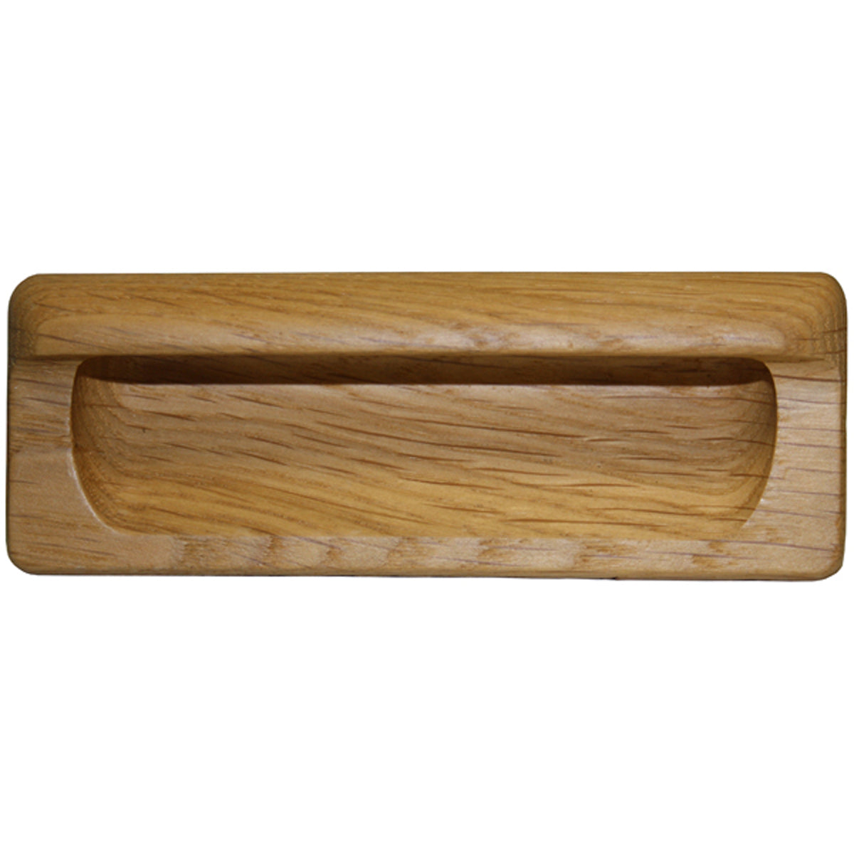 WOODEN INSET HANDLE 110x40x20 OAK