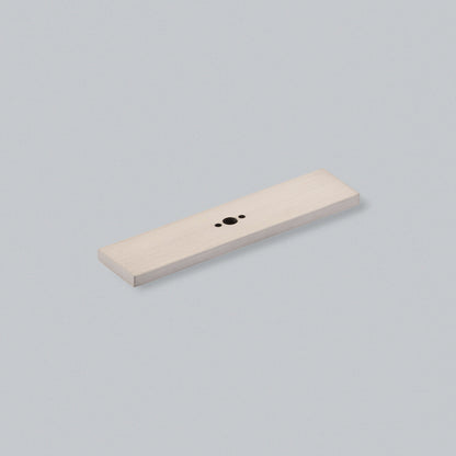 H&H HOXA T-BAR KNOB BACKPLATE 77x19x4 BNP - GHOBP074BN
