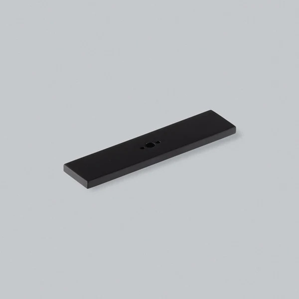 H&H HOXA T-BAR KNOB BACKPLATE 77x19x4 MBK - GHOBP074MBL