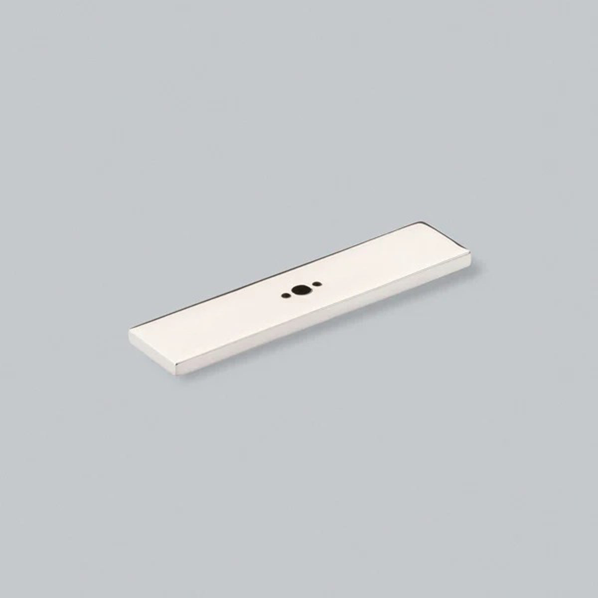 H&H HOXA T-BAR KNOB BACKPLATE 77x19x4 PNP - GHOBP074PN