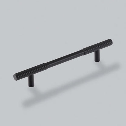 H&H HOXA PULL HANDLE 160HC D12x232x39 MBK - GHOP160MBL