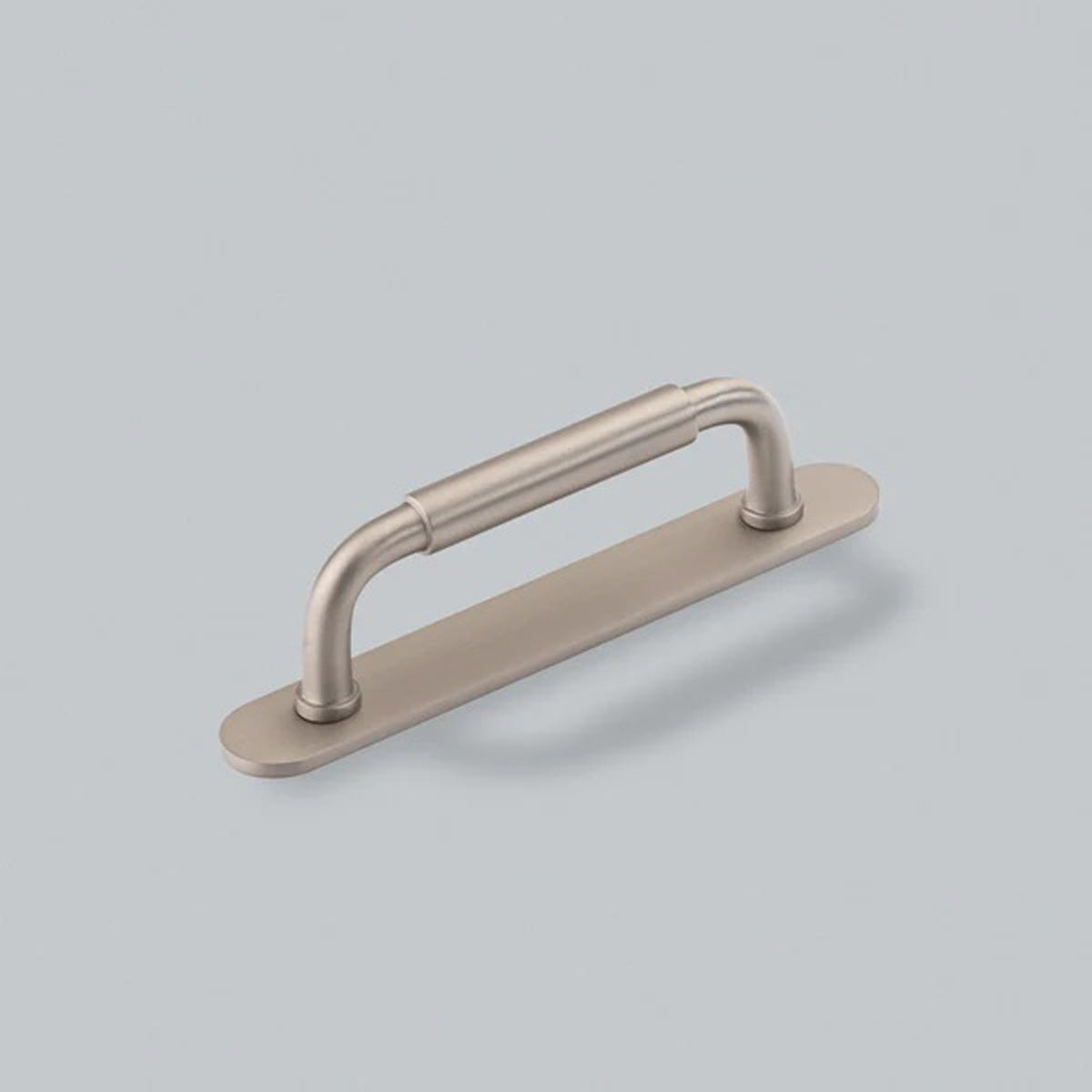 H&H OKUS PULL HANDLE & BACKPLATE 096HC 141x22x39 BNP - GOKP096BN