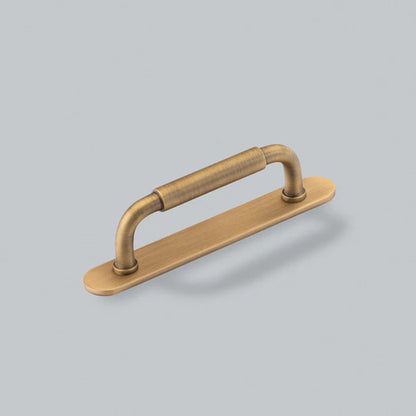 H&H OKUS PULL HANDLE & BACKPLATE 096HC 141x22x39 DBB - GOKP096DBB