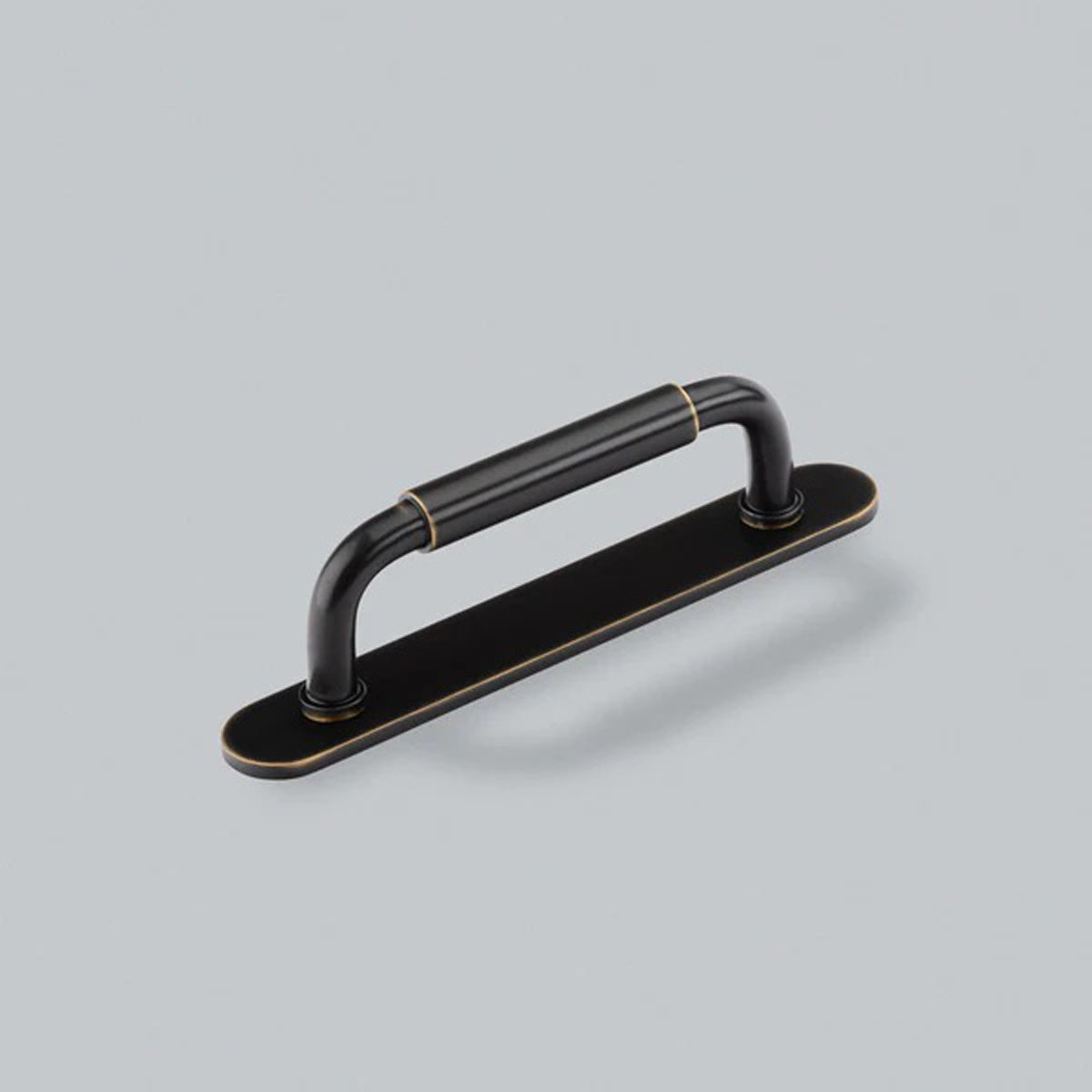 H&H OKUS PULL HANDLE & BACKPLATE 096HC 141x22x39 OBZ - GOKP096ORB