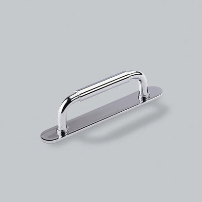 H&H OKUS PULL HANDLE & BACKPLATE 096HC 141x22x39 PCP - GOKP096CP