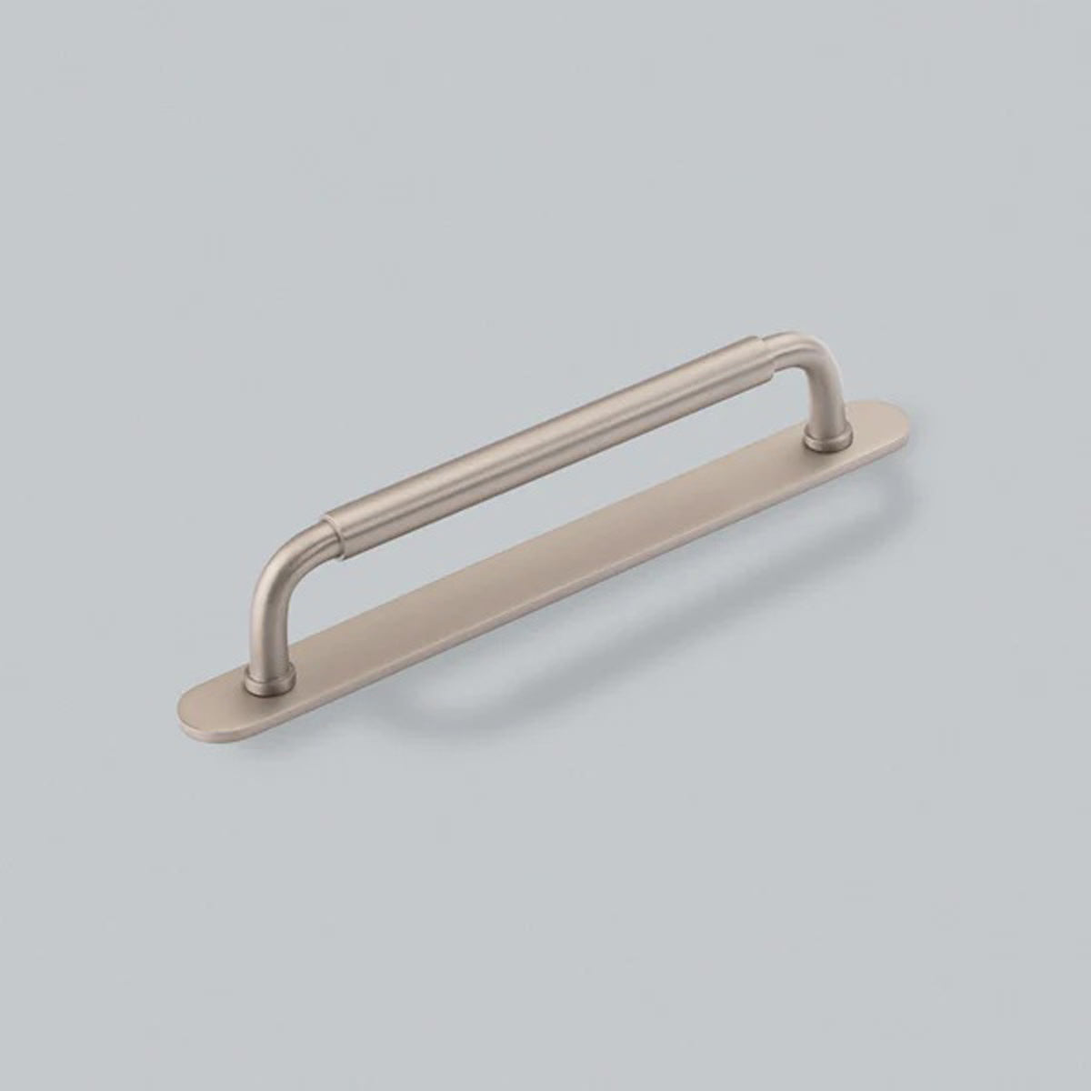 H&H OKUS PULL HANDLE & BACKPLATE 160HC 205x22x39 BNP - GOKP160BN
