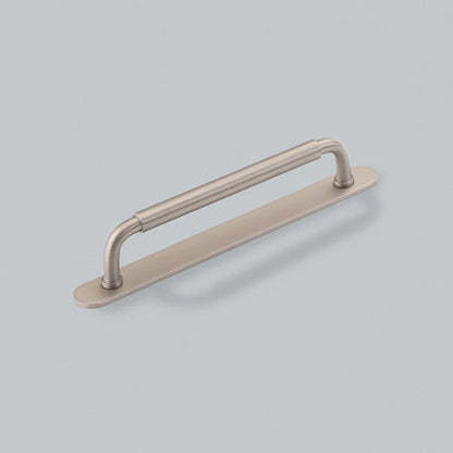H&H OKUS PULL HANDLE & BACKPLATE 160HC 205x22x39 BNP - GOKP160BN