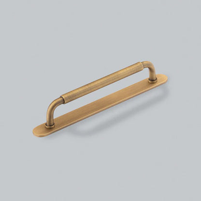 H&H OKUS PULL HANDLE & BACKPLATE 160HC 205x22x39 DBB - GOKP160DBB