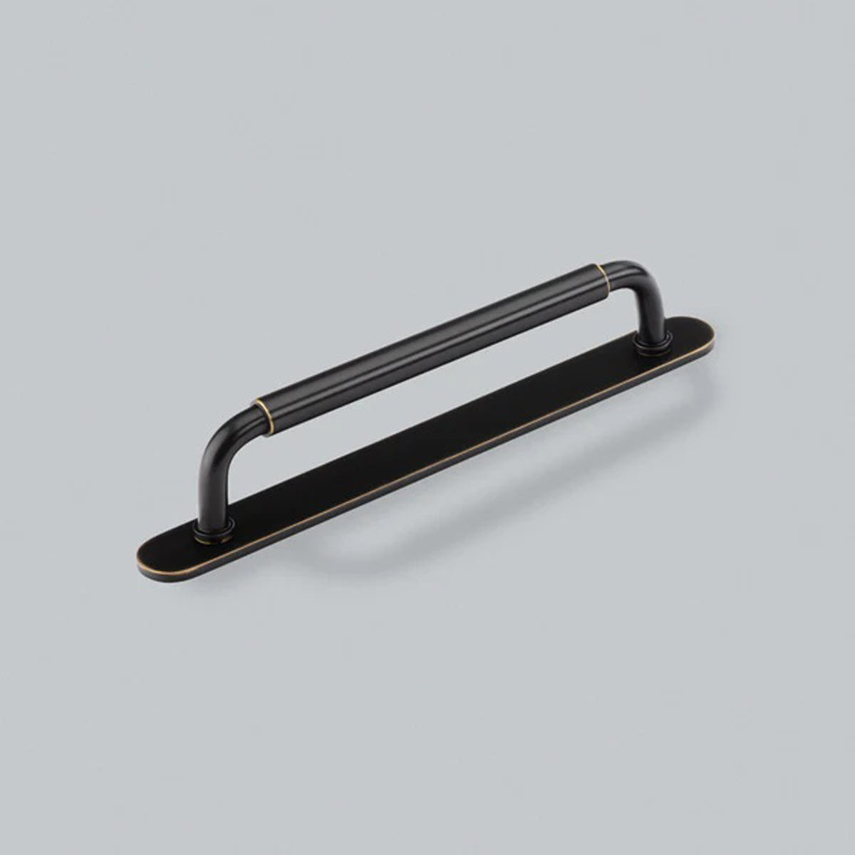 H&H OKUS PULL HANDLE & BACKPLATE 160HC 205x22x39 OBZ - GOKP160ORB