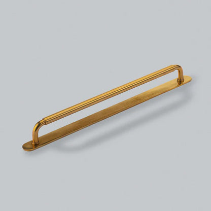 H&H OKUS PULL HANDLE & BACKPLATE 320HC 369x24x42 BNB - GOKP320BB