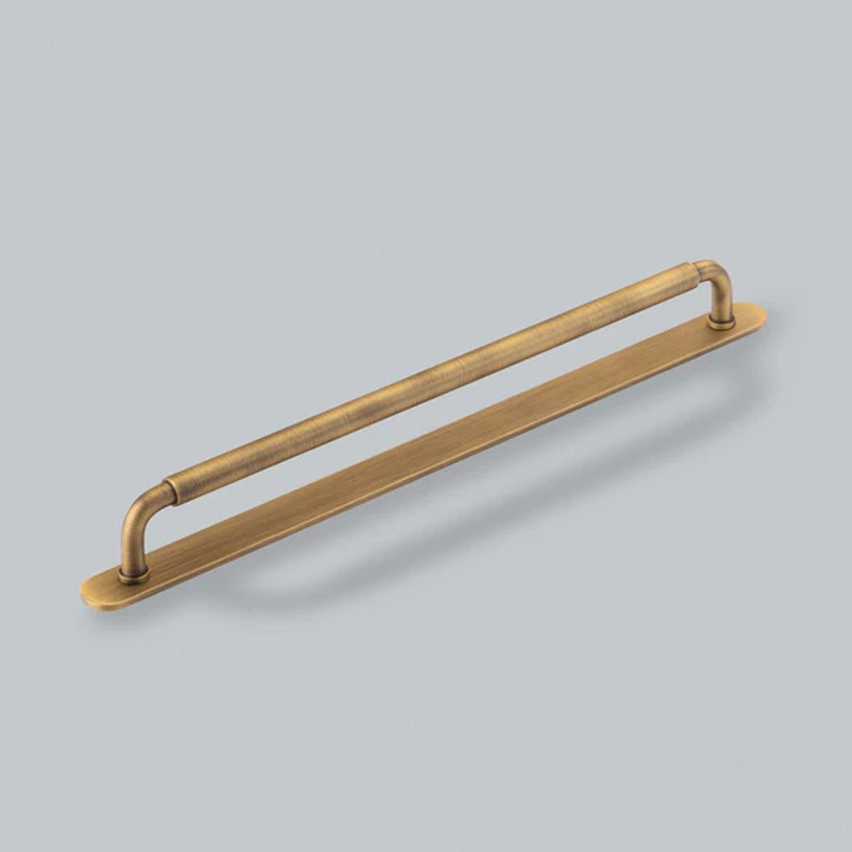 H&H OKUS PULL HANDLE & BACKPLATE 320HC 369x24x42 DBB - GOKP320DBB
