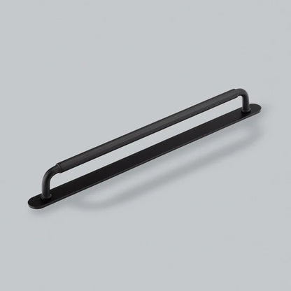 H&H OKUS PULL HANDLE & BACKPLATE 320HC 369x24x42 MBK - GOKP320MBL