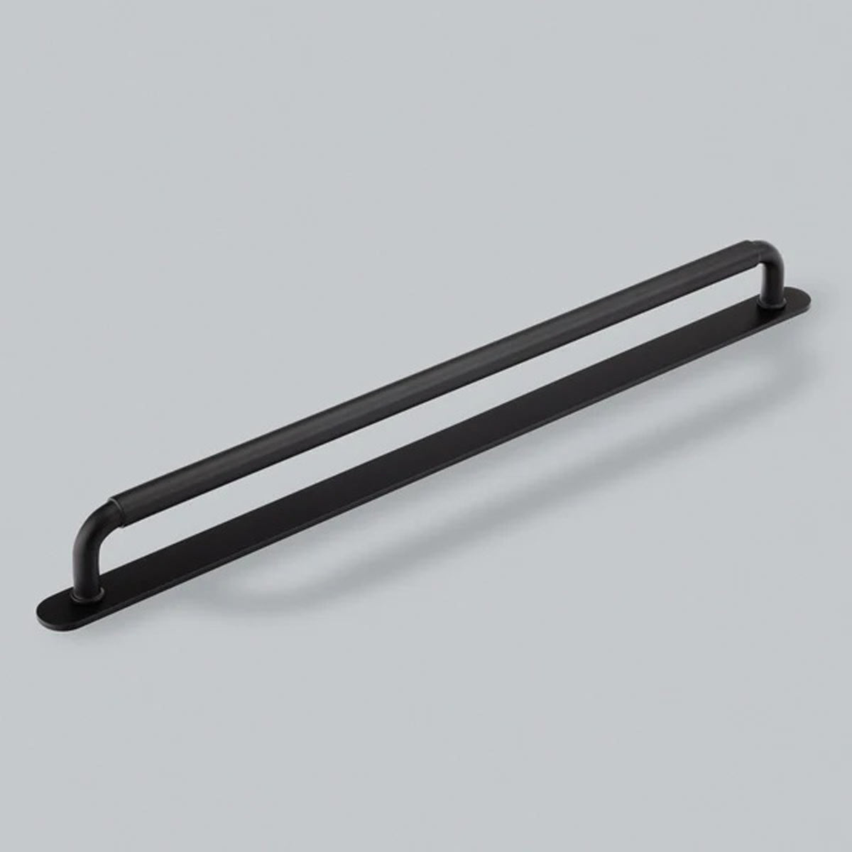 H&H OKUS PULL HANDLE & BACKPLATE 448HC 500x28x50 MBK - GOKP448MBL