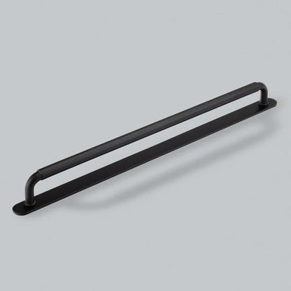 H&H OKUS PULL HANDLE & BACKPLATE 448HC 500x28x50 MBK - GOKP448MBL