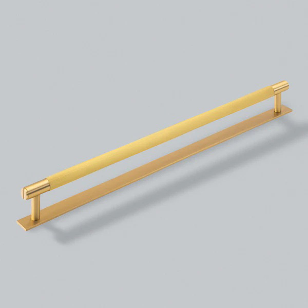 H&H TREW PULL HANDLE & BACKPLATE 448HC D18x491x24x52 BSB - GTREP448BSB
