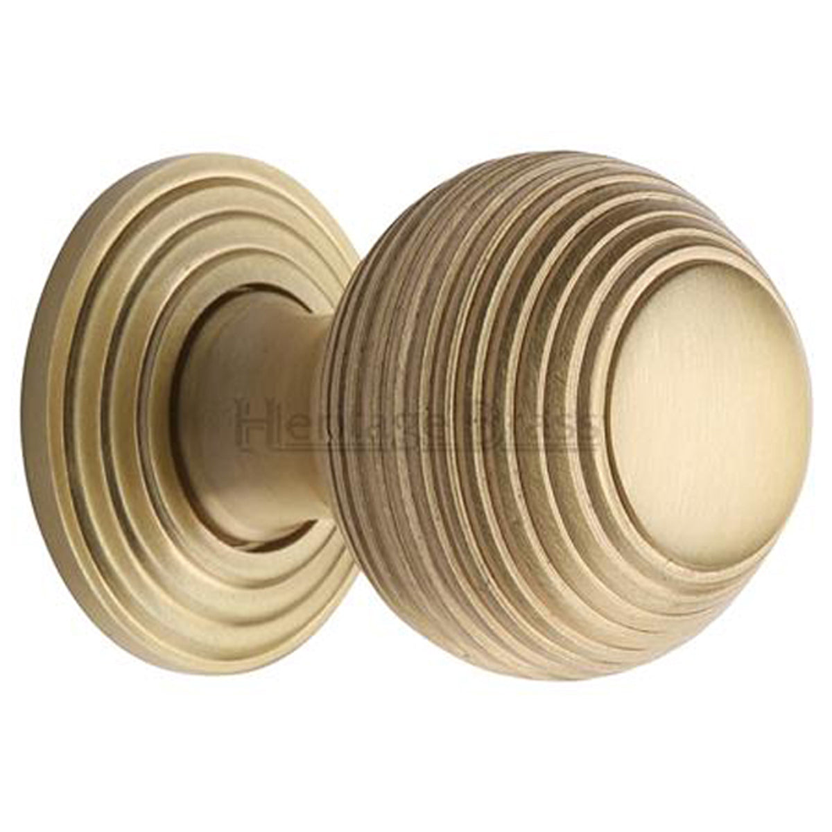 CABINET PULL REEDED SPHERE D32 SBR by M MARCUS LTD