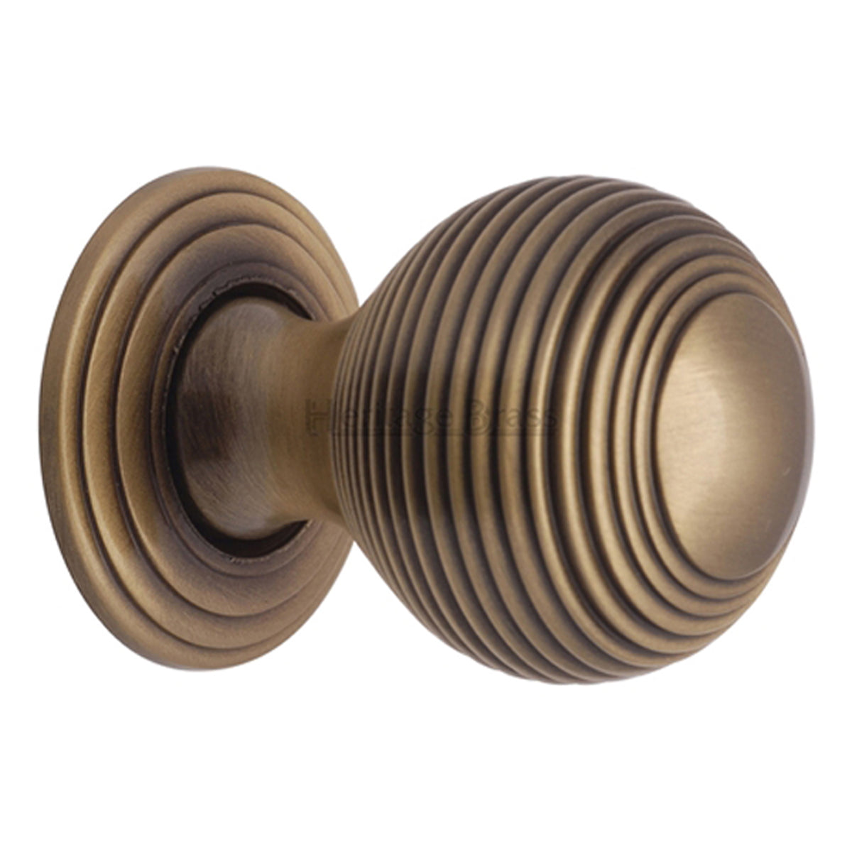 CABINET PULL REEDED SPHERE D38 ABR