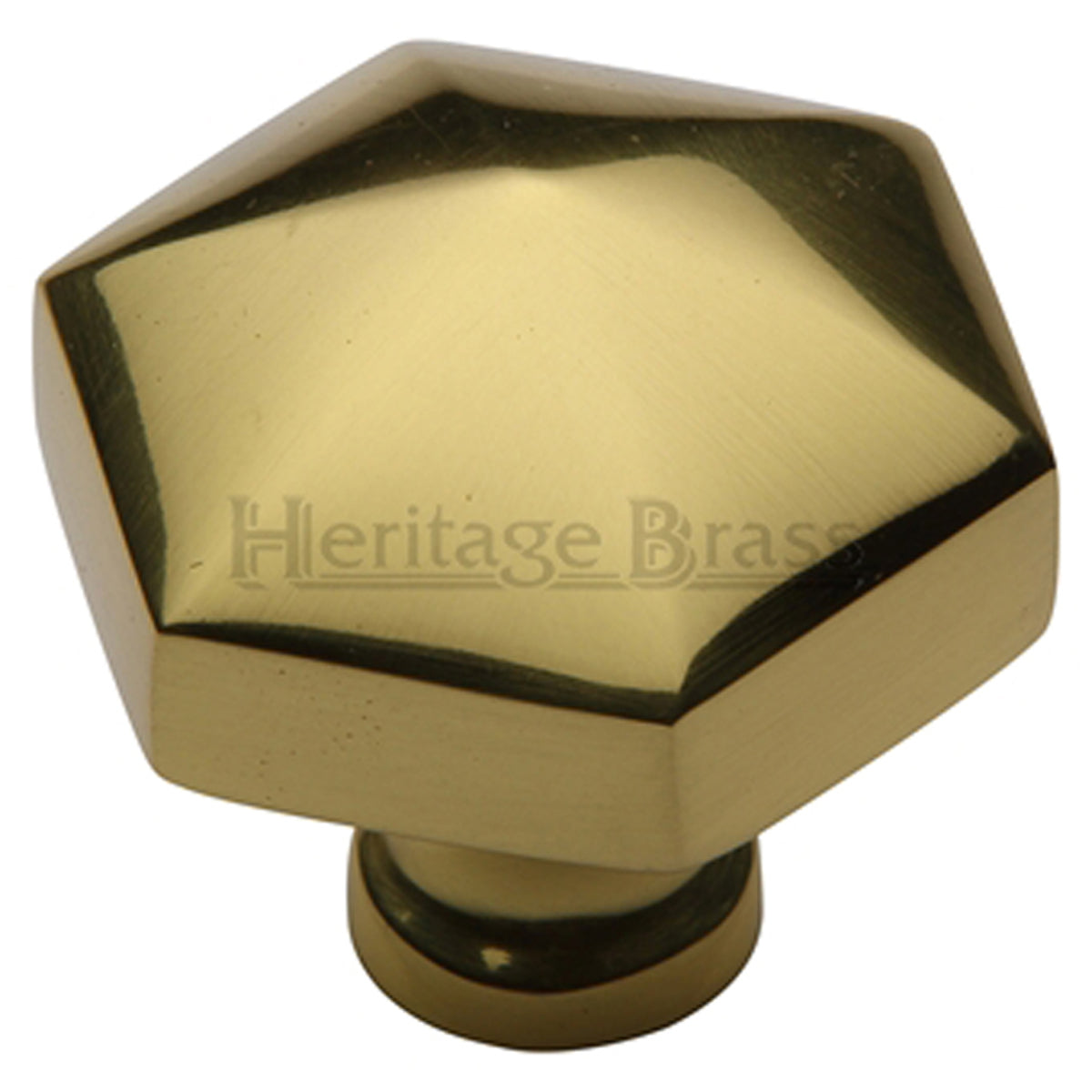 CABINET KNOB HEXAGON 32 PBR