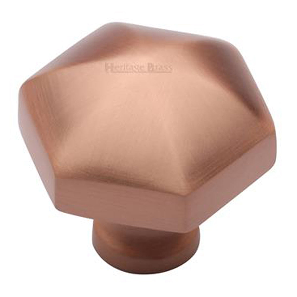 CABINET KNOB HEXAGON 32 SRG by M MARCUS LTD