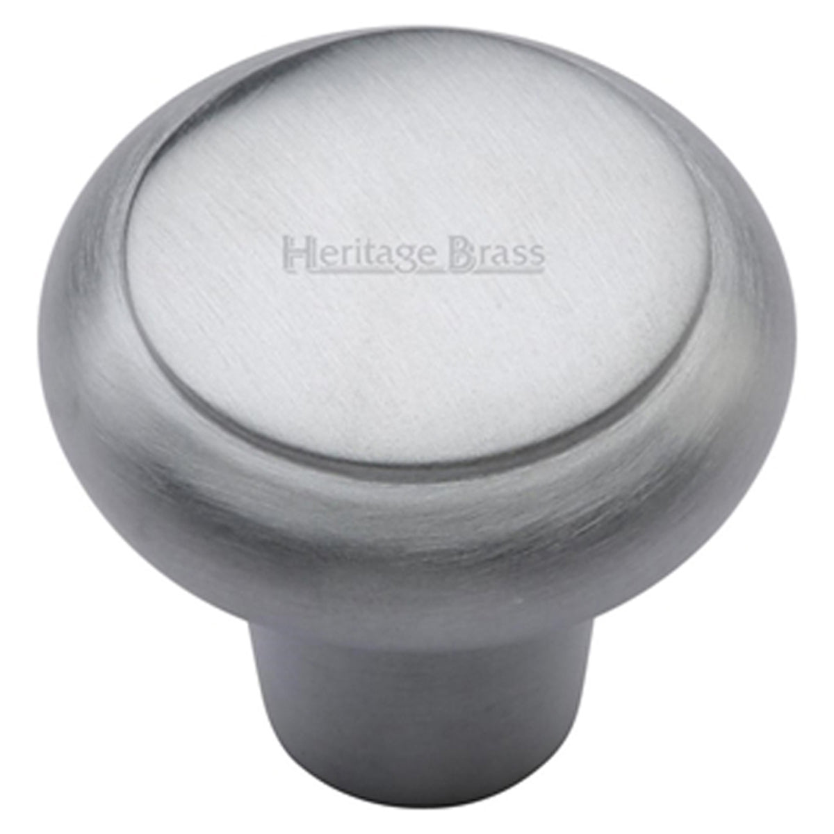 CABINET KNOB ROUND EDGE D32 SCP